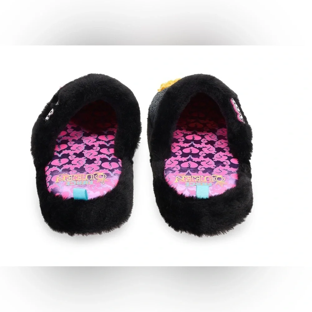 L.O.L. Surprise!‎ Little Girl’s black plush sequin slippers size 6 brand new